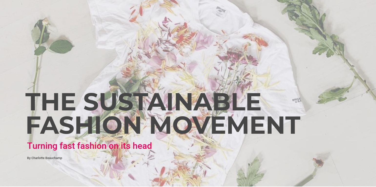 Fashion Forward: The Latest Sustainable Fashion Trends Making Waves -  Unblogdedanza